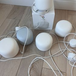 Google Nest WiFi routers H2D(1), H2E(4)