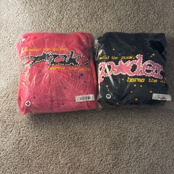 Sp5der hoodies $100 firm for both.