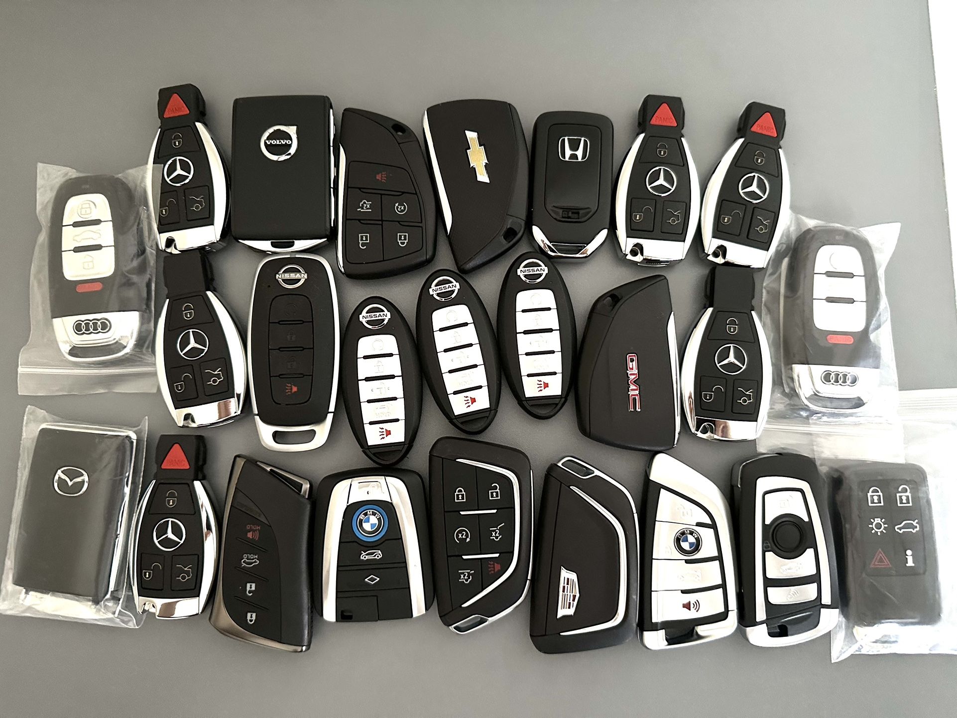 Porsche key fob Toyota key fob Nissan key fob Bmw key fob Mercedes benz key fob Range rover key fob Chevrolet key fob Dodge key fob Honda key fob