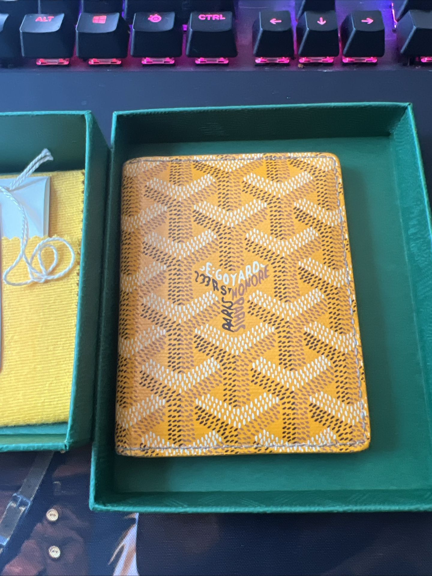 Goyard Saint-Marc yellow Men’s Wallet