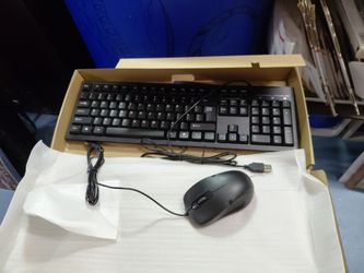 NEW Wired computer keyboard and mouse