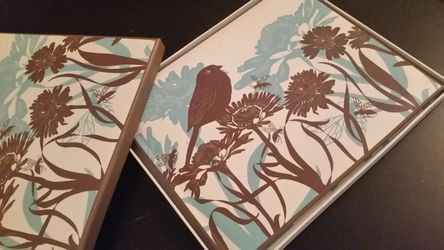 Wedding Guest book bird flowers bees 64 pages