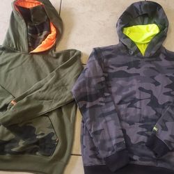 Boys Neck Hoodies. Size L (14)