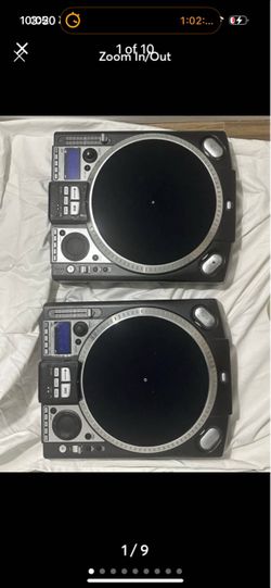 (2) Full sized 12" numark Cd CDX TURNTABLES THE BEST CD turntable ever made technics 1200 of CD's DJ