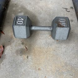 40lb dumbbell