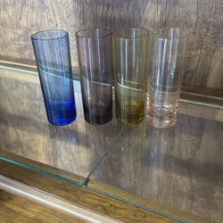 Multi Color Glass Shot Glasses 