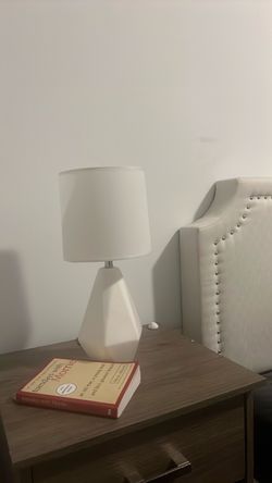 White Night Stand Lamp