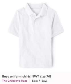 Boys Uniform Shirts Size 7/8 NWT