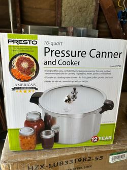 Presto 16 qt pressure cooker/canner