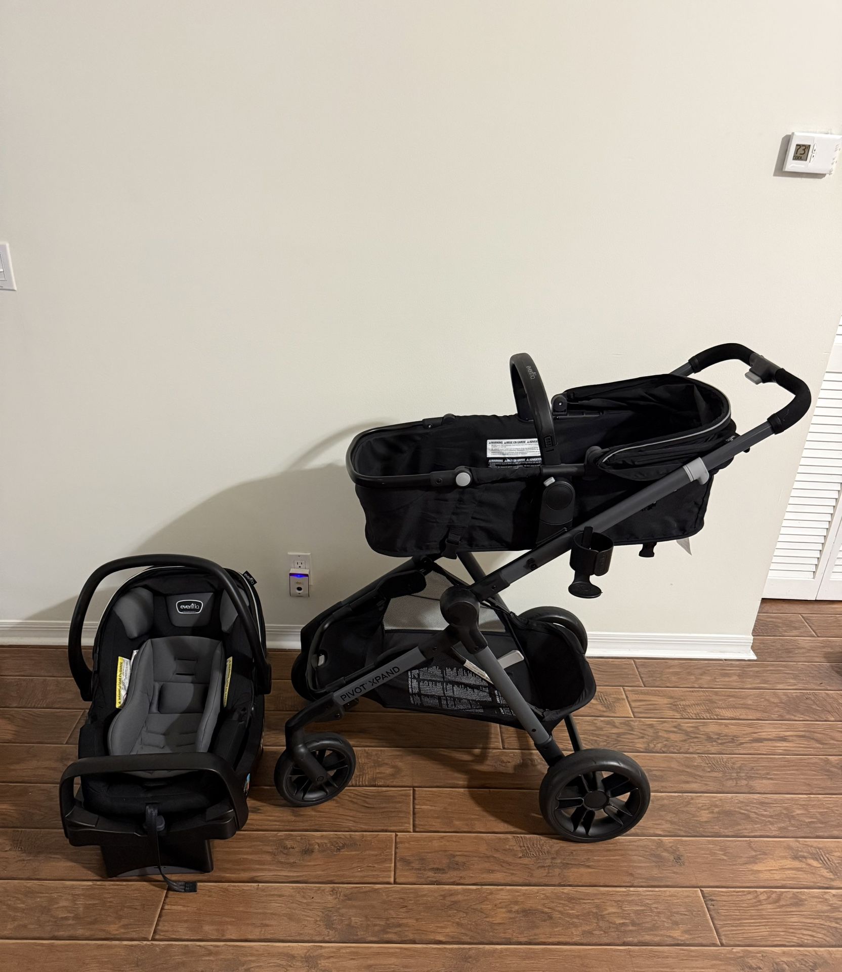 Pivot Expand Travel System Evenflo Stroller