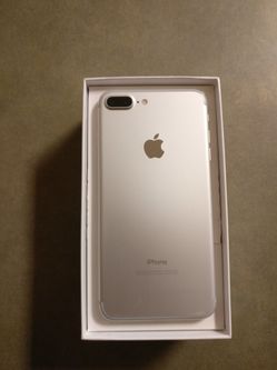 iPhone 7 plus silver factory unlocked