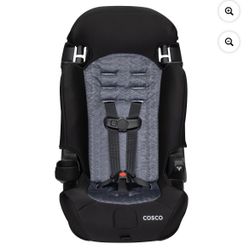 Cosco Kids Finale 2-in-1 Toddler Booster Car Seat, Fiberwave II, Black/Grey