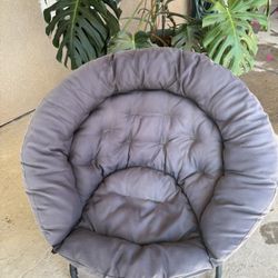 Round Lounge Cushion Chair 