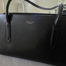 $80 New Leather Black Bag