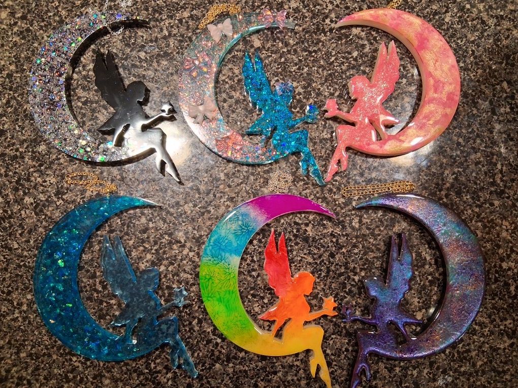 Fairy On The Moon Wall Hangings