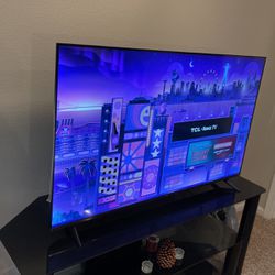 TCL 55” Class 4 Series 4K UHD HDR Smart TV with Stand