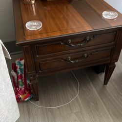 Solid Wood End Table
