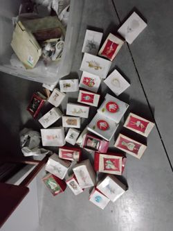 Assortment Of Hallmark Collectible Ornaments