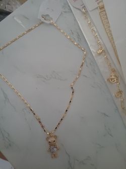 Gold plate sweet 🐻 Bear