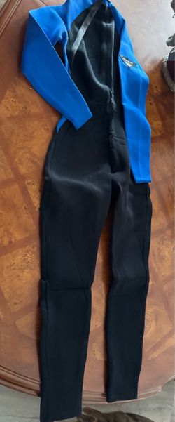 SeaQuest Full Length Neoprene Wetsuit Black and Blue