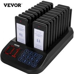 Restaurant Customer Pager System W/20 Pagers - Vevor