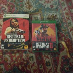 Red Dead Redemption Special  edition (360)+ Red Dead Redemption 2(xbox One) Combo 