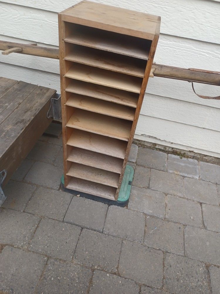 All Wood Box Shelving