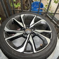 Stock Si Wheels; 5x114.3 18x8 +50