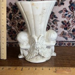 Vintage Cherub Vase 