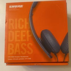 Shure SRH145 Portable Headphones Good For Studio Or Musician