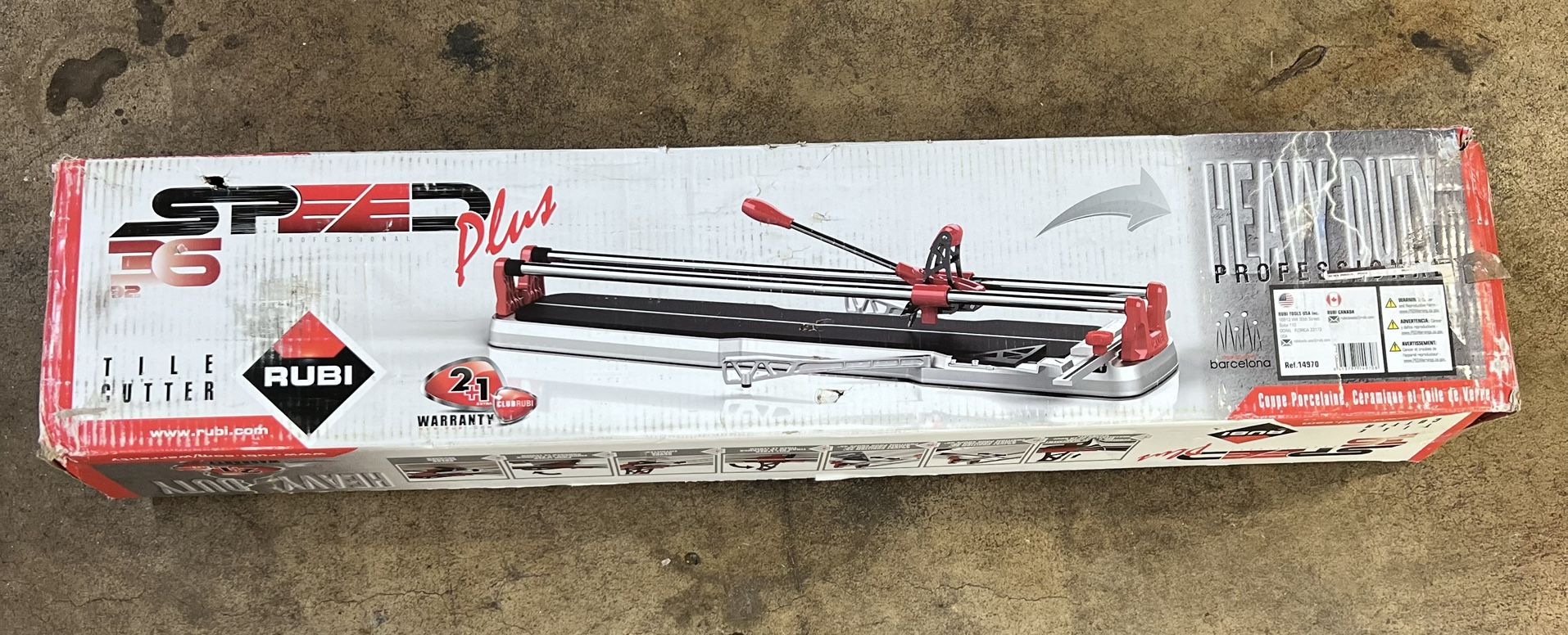 Rubi 36 in. Speed Plus Tile Cutter