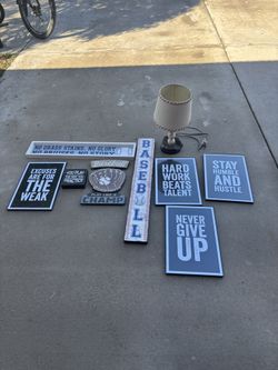 Baseball Decor Lot