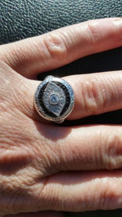 Silver womens ring