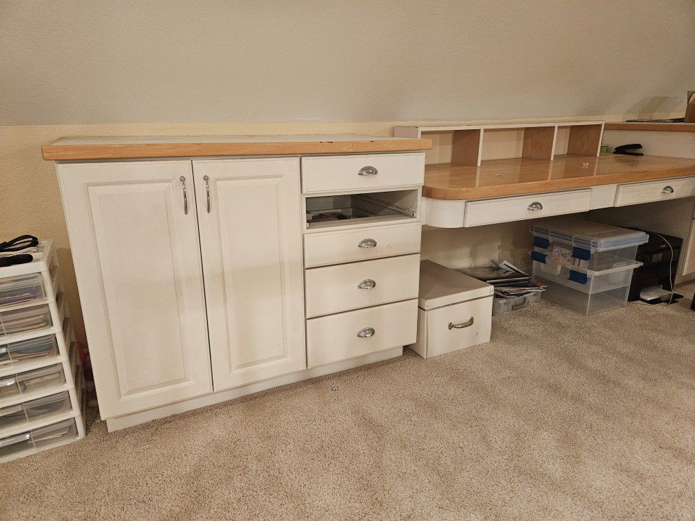 Storage Cabinets (sold separately or together)