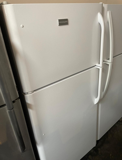Frigidaire Top Mount Fridge – White, Clean Interior
