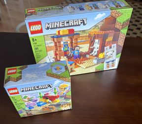 New Lot Of 2 Retired Lego Minecraft Sets Please Read Post Before Messaging