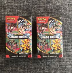 Pokemon Chaos Rising Booster Bundle Lot of 2