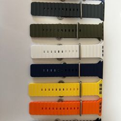 8 Pack Compatible with Apple-Watch-Ultra-Band 49mm 45mm 44mm 42mm