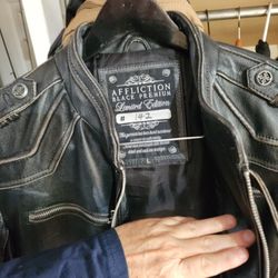 Affliction Motorcycle leather Jacket Limited Edition 