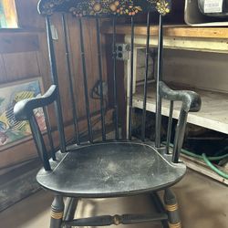 Black Rocking Chair 