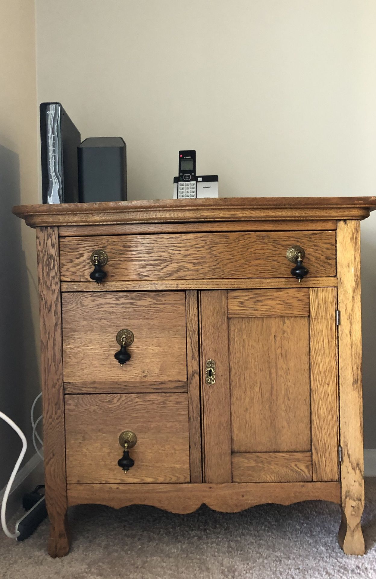 Antique Dresser - Solid Oak