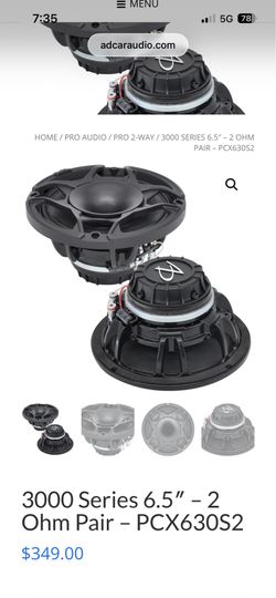 6.5 speakers PRO AUDIO LOUD !!!