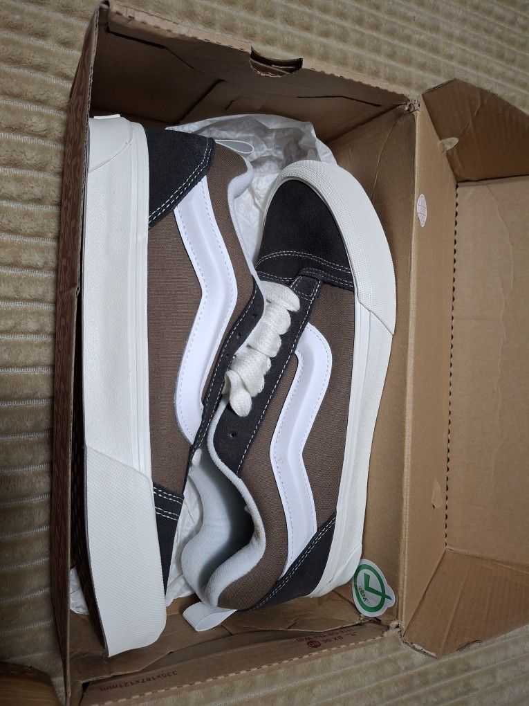 Vans Knu Skool Color Blocking Brown Shoes