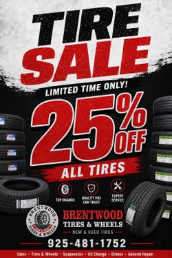 Brand new tires on Sale all sizes available