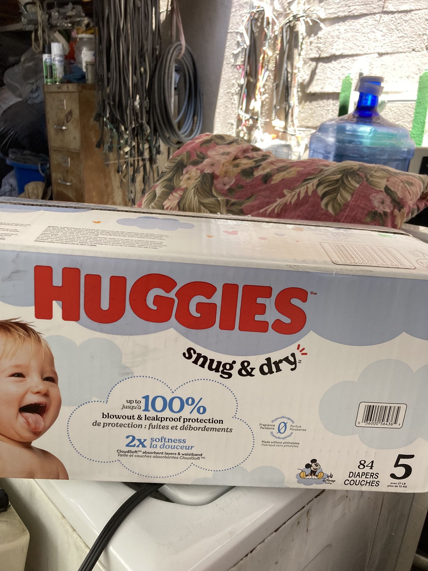 HUGGIES SIZE 5 84 pañales