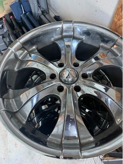 22 inch rims six lug Chevy Silverado