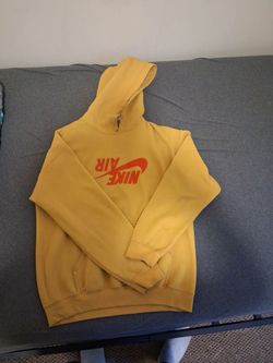 Yellow Travis Scott x Jordan Hoodie (Size Medium)