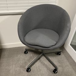 Gray Modern Adjustable Office Swivel Chair 