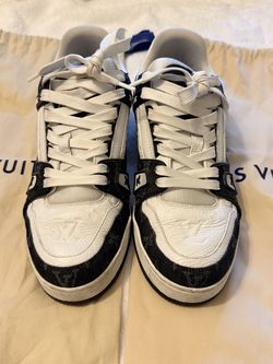 Louis Vuitton LV Trainer White Black Monogram Sneakers – LV 6
