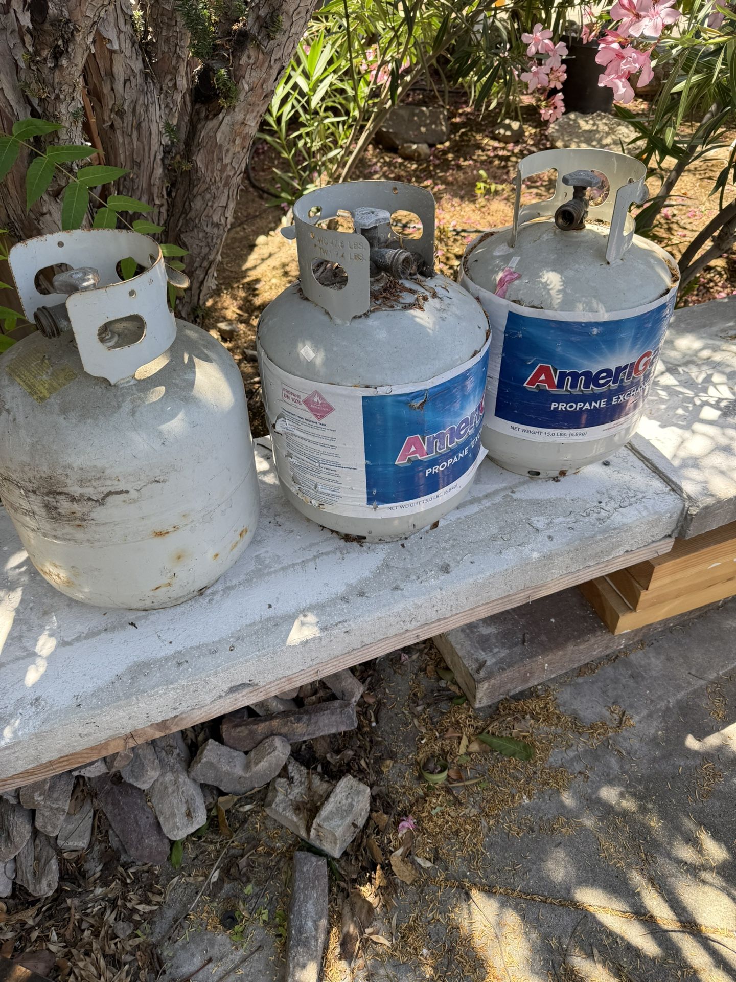 Propane Tanks 40 Each (they Are Empty)
